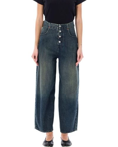 MM6 by Maison Martin Margiela Loose-Fit Jeans - Grey