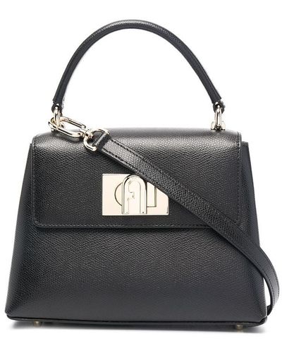 Furla 1927 Mini Top Handle Bags - Black