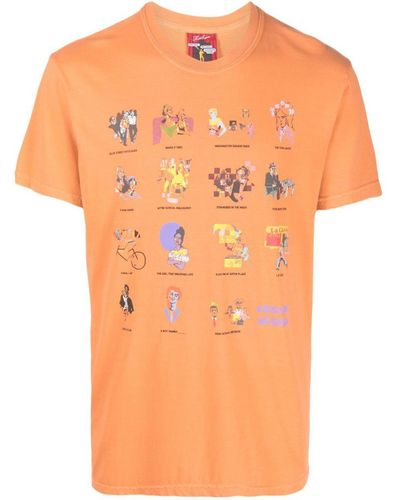 Kidsuper Short Sleeves T-shirt Clothing - Orange