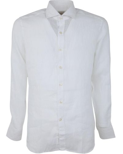 Dnl Linen Classic Shirt Clothing - White