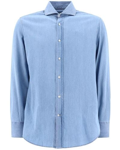 Brunello Cucinelli Denim Shirt - Blue