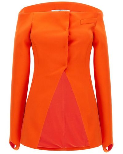 ALESSANDRO VIGILANTE Jackets & Vests - Orange