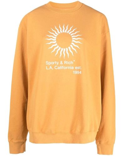 Sporty & Rich Sweater - Orange