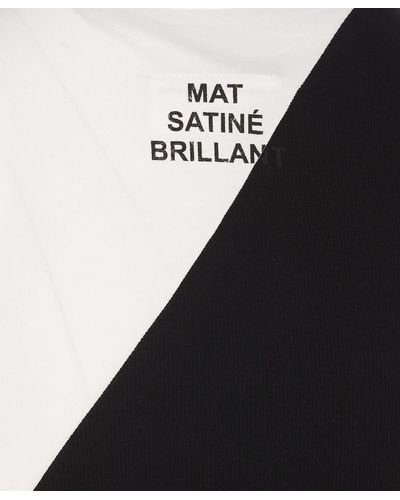 MM6 by Maison Martin Margiela Short Sleeve Top - Black
