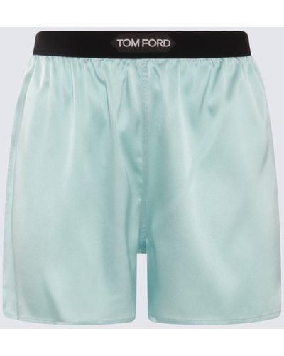 Tom Ford Light Silk Shorts - Green