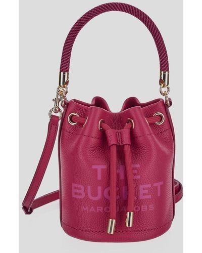 Marc Jacobs Logo Bucket Bag - Pink
