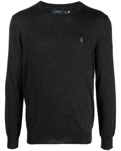 Polo Ralph Lauren Crew-neck Wool Sweater - Black