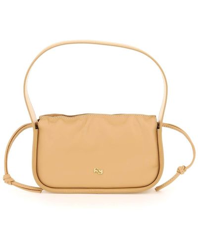 Yuzefi Leather Mini Scrunch Bag - Multicolor