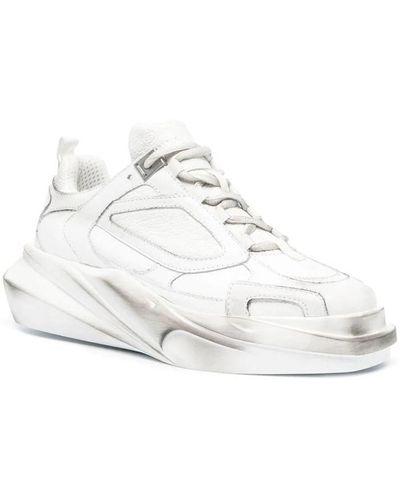 1017 ALYX 9SM Logo-patch Panelled Trainers - White