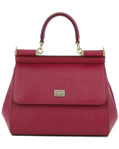 Dolce & Gabbana "small Sicily" Handbag - Red