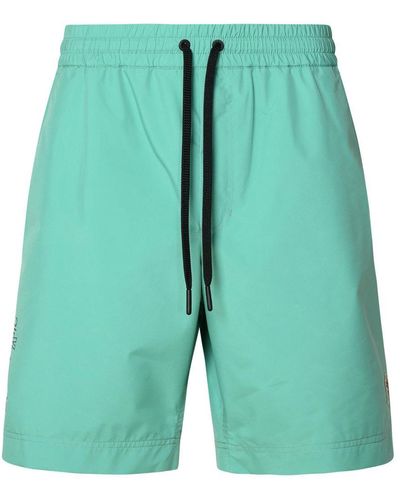 3 MONCLER GRENOBLE Teal Polyester Swimsuit - Green