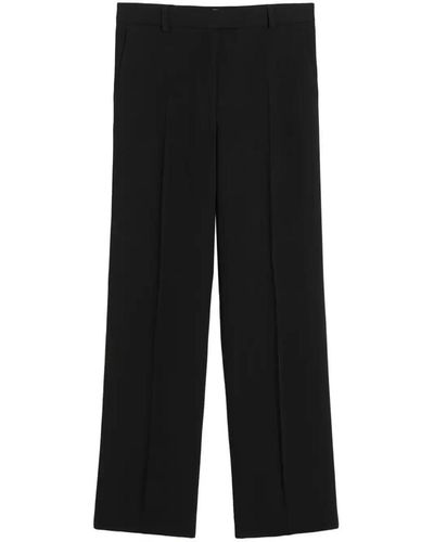 Totême Toteme Relaxed Straight Pants - Black