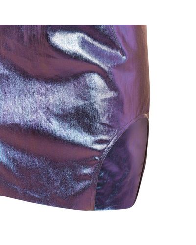 Rick Owens And Cotton Blend Diana Skirt - Purple