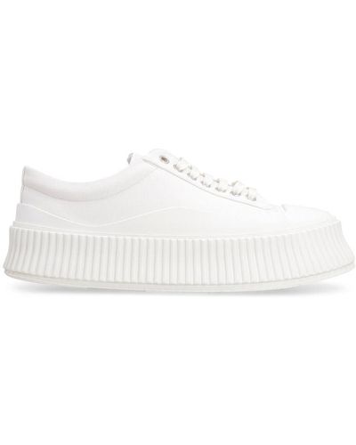 Jil Sander Recycled Canvas Trainers - White