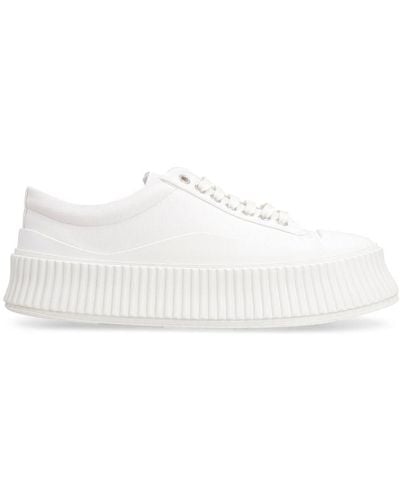 Jil Sander Recycled Canvas Sneakers - White