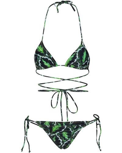 Reina Olga Green Polyamide Bikini