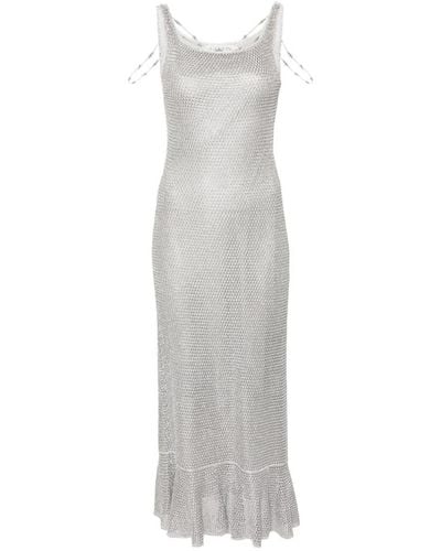 Lanvin Lurex Dress - White