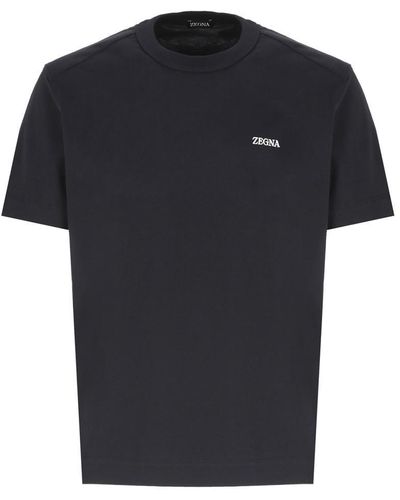Zegna T-Shirts And Polos - Black