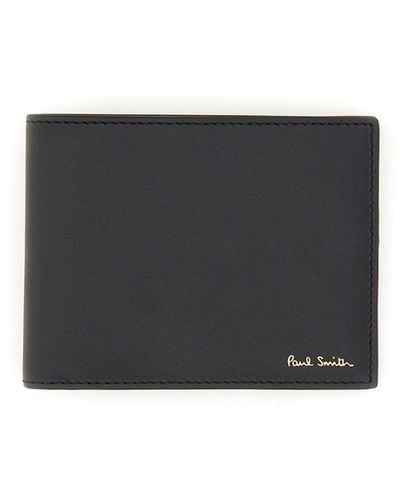 Paul Smith Bi-fold Leather Wallet - Black