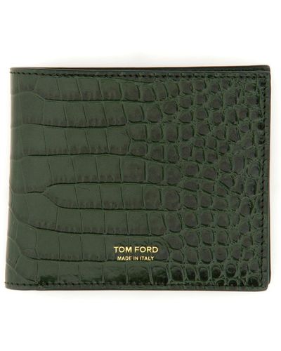 Tom Ford Bifold Wallet - Green