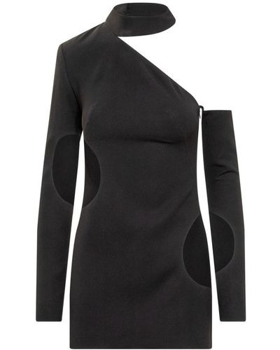 Monot Cut-Out Mini Dress - Black