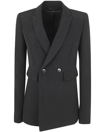 SAPIO Panama Long Jacket Clothing - Black