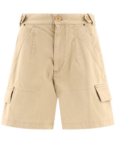 Isabel Marant "lisette" Cargo Shorts - Natural