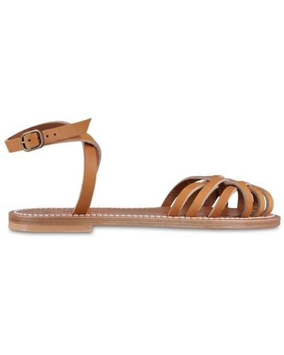 K. Jacques Demetria Sandals Shoes - Brown