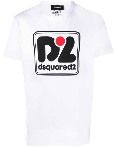 DSquared² Logo-print Short-sleeved T-shirt - White