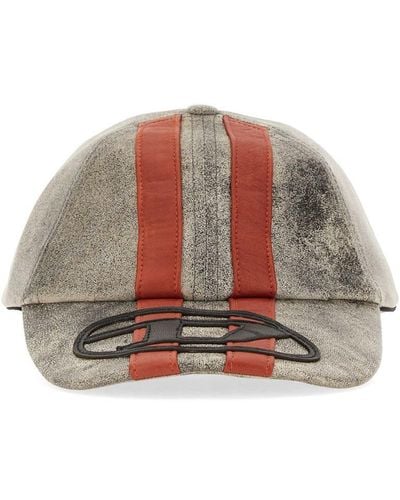 DIESEL Baseball Hat With Sport Stripes - Multicolour