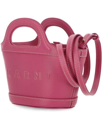 Marni Micro 'tropicalia' Bucket Bag - Pink