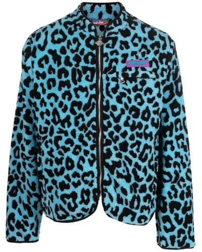 Just Don Spotted Lightweight Jacket - Blue