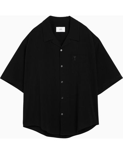 Ami Paris Ami De Coeur Shirt - Black