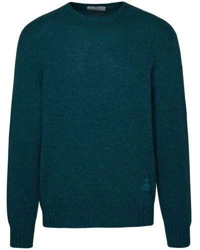 Etro Sweater With Logo - Green