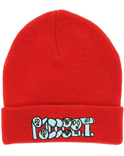 Rassvet (PACCBET) Logo Embroidery Beanie Hat - Red