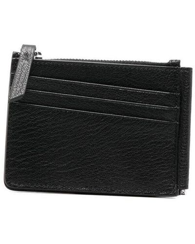 Maison Margiela Leather Bifold Wallet - Black
