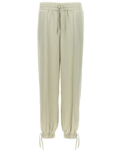 Jil Sander Smooth Joggers Trousers - Green