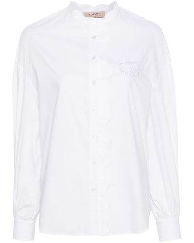Twin Set Puffed Shirt - White