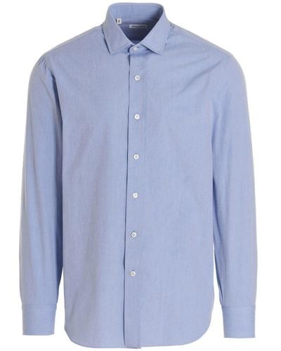 Salvatore Piccolo Classic Collar Shirt - Blue