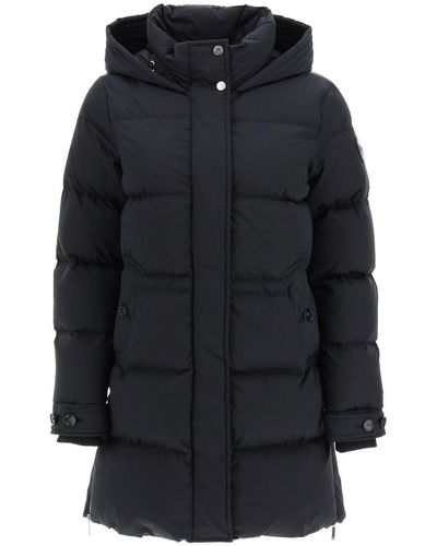 Woolrich 'alsea' Long Down Jacket - Black