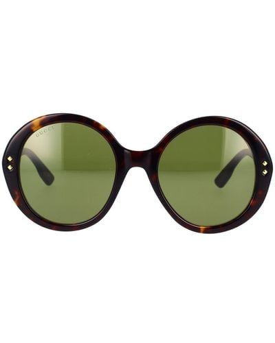 Gucci Round Sunglasses - Green