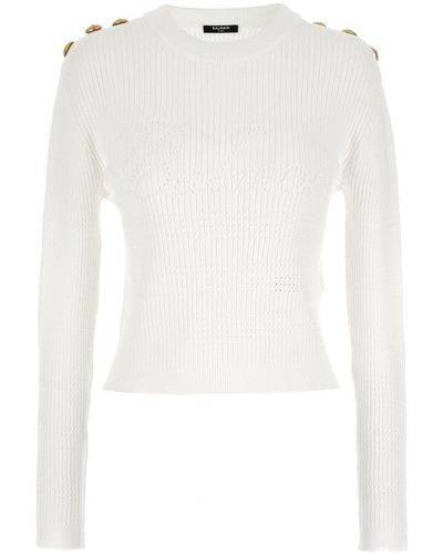Balmain '' Sweater - White