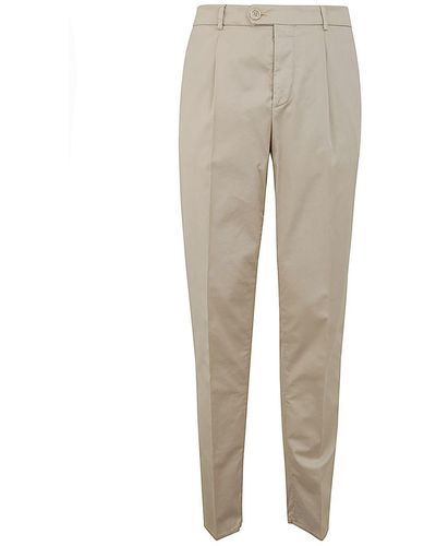 Brunello Cucinelli Dyed Pants - Natural