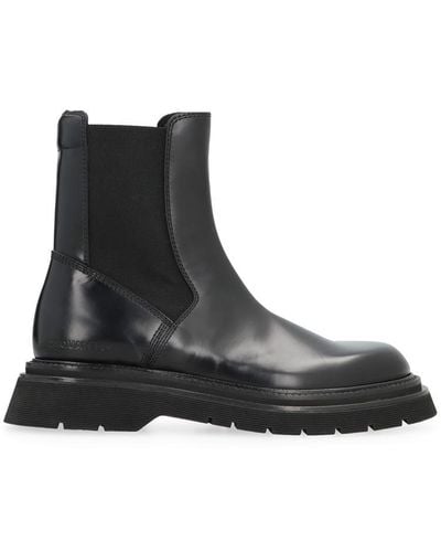 DSquared² Leather Chelsea Boots - Black