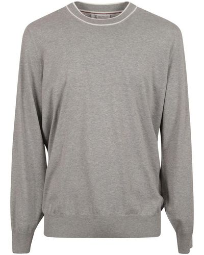 Brunello Cucinelli Sweaters Light - Gray
