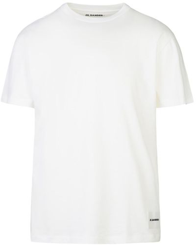 Jil Sander 3 Cotton T-shirt Set - Black
