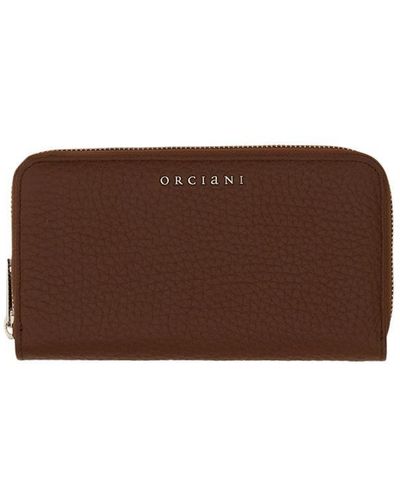 Orciani Soft Leather Wallet - Brown