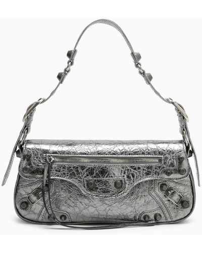 Balenciaga Le Cagole Sling Bag Small Silver - Metallic