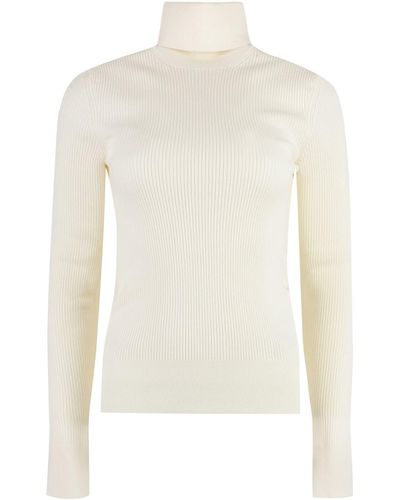 Canada Goose Wool Turtleneck Sweater - White