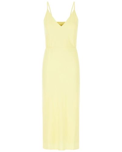 Calvin Klein Long Dresses - Yellow